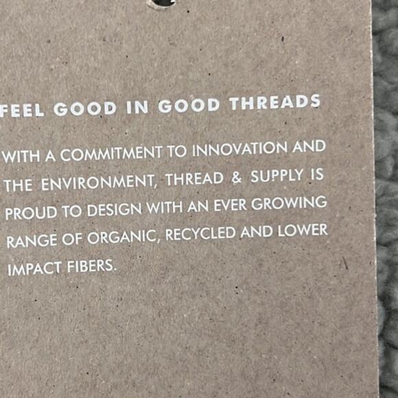 Thread & Supply Oversized Sweater Soft Fleece Gray Stars Size XS NWT Cozy - Picture 4 of 9